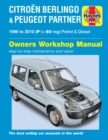 Image for Citroen Berlingo &amp; Peugeot Partner Petrol &amp; Diesel (96 - 10) Haynes Repair Manual
