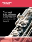 Image for Clarinet &amp; Jazz Clarinet Scales &amp; Arpeggios Grades 1-8
