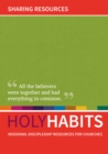 Image for Holy Habits: Sharing Resources