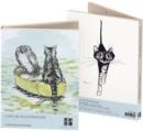 Image for CATS IN ILLUSTRATION NOTECARD WALLET