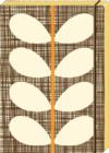 Image for ORLA KIELY NOTEBOOK A6 BROWN STEM