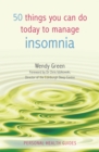 Image for 50 things you can do today to manage insomnia