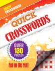 Image for QUICK CROSSWORDS