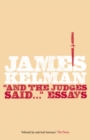 Image for &quot;And the judges said -&quot;: essays