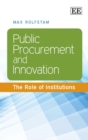 Image for Public procurement and innovation: the role of institutions