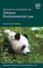 Image for Research Handbook on Chinese Environmental Law