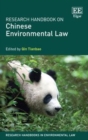 Image for Handbook of Chinese environmental law