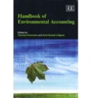 Image for Handbook of environmental accounting