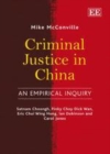 Image for Criminal justice in China: an empirical enquiry