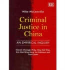 Image for Criminal justice in China  : an empirical enquiry