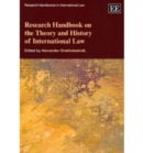 Image for Research Handbook on the Theory and History of International Law