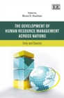 Image for The Development of Human Resource Management Across Nations