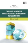 Image for The development of human resource management across nations: unity and diversity