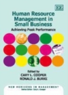 Image for Human resource management in small business: achieving peak performance