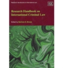 Image for Research Handbook on International Criminal Law