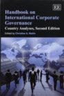 Image for Handbook on international corporate governance  : country analyses