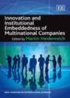 Image for Innovation and institutional embeddedness of multinational companies