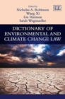 Image for Dictionary of Environmental and Climate Change Law
