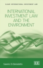 Image for International investment law and the environment