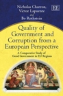 Image for Good government and corruption from a European perspective  : a comparative study on the quality of government in EU regions