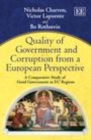 Image for Good government and corruption from a European perspective: a comparative study on the quality of government in EU regions