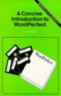 Image for A Concise Introduction to WordPerfect