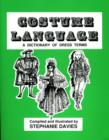 Image for Costume language  : a dictionary of dress terms