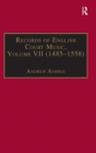 Image for Records of English Court Music : Volume VII: 1485-1558
