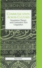 Image for Communication across cultures: translation theory and contrastive text linguistics