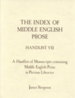 Image for The Index of Middle English Prose Handlist VII