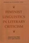 Image for Feminist Linguistics in Literary Criticism