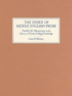 Image for The Index of Middle English Prose Handlist XI