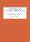Image for The Index of Middle English Prose