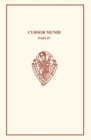 Image for Cursor Mundi vol IV 11. 19301-23826