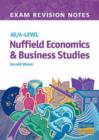 Image for As/A - Level Exam Revision Notes Nuffield Economics,Business Studies