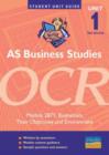 Image for AS business studies, unit 1, OCRModule 2871: Businesses, their objectives and environment