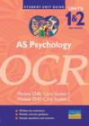 Image for AS Psychology Units 1 and 2 OCR