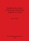 Image for Studies in the Auxilia of the Roman Army from Augustus to Trajan