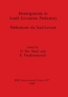 Image for Investigations in South Levantine Prehistory