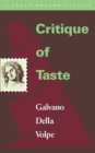 Image for Critique of Taste