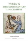 Image for Women in thirteenth-century Lincolnshire