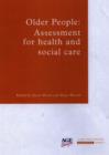 Image for Older people  : assessment for health and social care