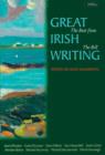 Image for Great Irish Writing