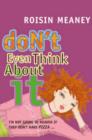 Image for Don't even think about it