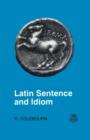 Image for Latin Sentence and Idiom : A Composition Course