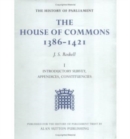 Image for The History of Parliament: The House of Commons, 1386-1421 [4 volume set]
