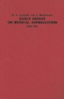 Image for Early Essays on Musical Appreciation (1908-1915)