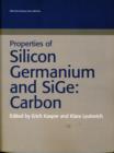 Image for PROPERTIES OF SILICON GERMANIUM