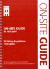 Image for The IEE on-site guide  : BS 7671:2008 IEE wiring regulations