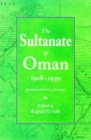Image for The Sultanate of Oman, 1918-1939Vol. 3 : 1918-39